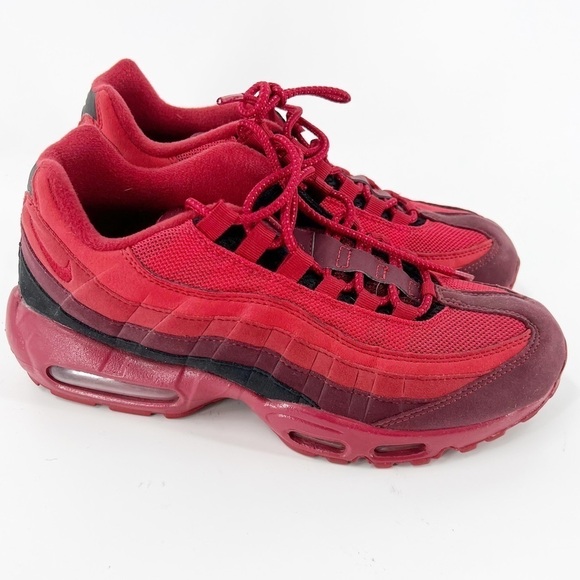 ✅ Nike ID Air Max 95 Custom Red “Rose Avenue” SIZE 8 - Picture 1 of 9